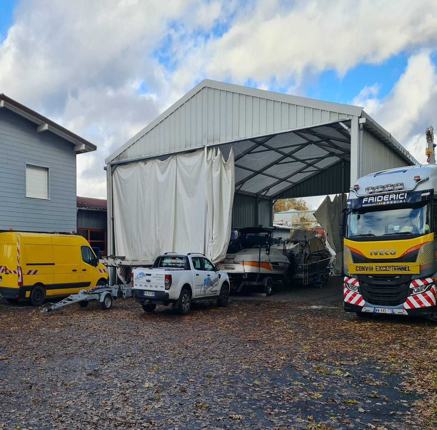 Friderici Special Boat Transport Our Services Boat Storage