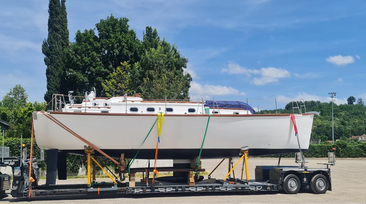 Friderici Special Boat Transport Port Works Boat Storage Use Of Cradles In Our Shipyard